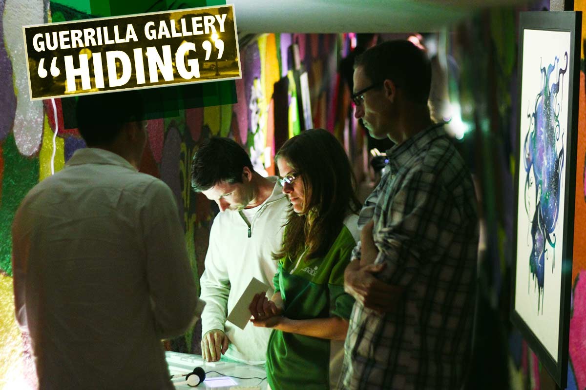 Guerrilla Gallery: “Hiding”